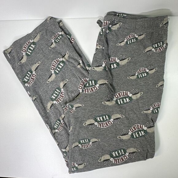 Friends Central Perk Pajama Lounge Pants Pockets Sleepwear 90s Y2K TV Show Small - Picture 8 of 12